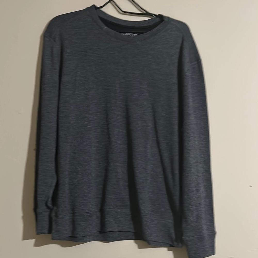 Gray Long Sleeve Men's Shirt